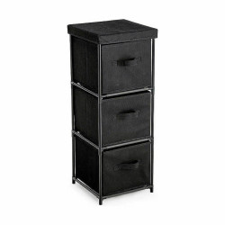 Chest of drawers Confortime Black 30 x 30 x 84 cm