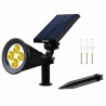 Lamp Lumi Garden Black 5 V 250 Lm (2 Units)