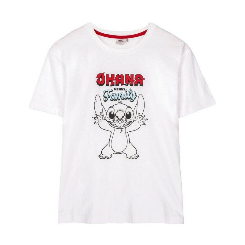 Women’s Short Sleeve T-Shirt Stitch White