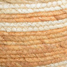 Set of Baskets 42 x 42 x 48 cm Natural Orange Natural Fibre (3 Pieces)