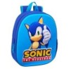 3D School Bag Sonic Speed 27 x 10 x 33 cm