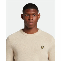 Men’s Sweatshirt without Hood Lyle & Scott V1-Crew Beige