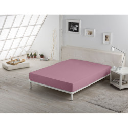 Fitted bottom sheet Alexandra House Living Magenta 160 x 190/200 cm