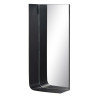 Wall mirror 20 x 12 x 50 cm Black Golden Metal