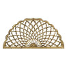 Wall Decoration 120 x 1,25 x 60 cm Golden DMF