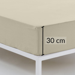 Fitted sheet Alexandra House Living Beige