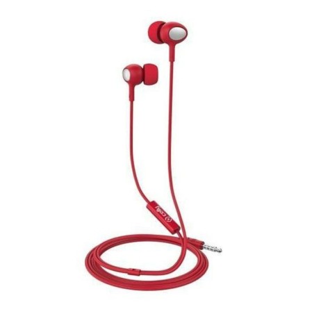 Headphones with Microphone Celly UP500 Red