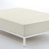 Fitted bottom sheet Alexandra House Living Cream 135/140 x 200 cm