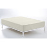 Fitted bottom sheet Alexandra House Living Cream 135/140 x 200 cm