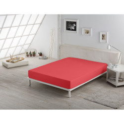 Fitted sheet Alexandra House Living Red 90 x 190/200 cm