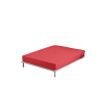 Fitted sheet Alexandra House Living Red 90 x 190/200 cm