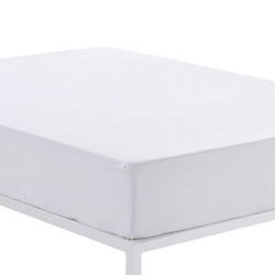 Fitted sheet Alexandra House Living White 80 x 200 cm