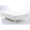 Fitted sheet Alexandra House Living White 135/140 x 200 cm