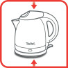 Kettle Tefal KI431D10 1,2 L Steel Stainless steel