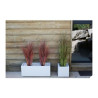 Planter EDA Graphit Up Rectangular White 79,5 x 29,5 x 29,5 cm