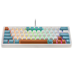 Mechanical keyboard Tracer TRAKLA47303 White Multicolour QWERTY