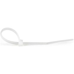 Nylon Cable Ties Startech CBMZT4N White (100 Units)