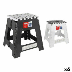 Folding Stool Confortime Plastic 38 cm (6 Units)