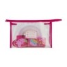 Toilet Bag with Accessories Peppa Pig 4 Pieces Fuchsia (23 x 16 x 7 cm)