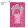 Toilet Bag with Accessories Peppa Pig 4 Pieces Fuchsia (23 x 16 x 7 cm)