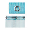 Curtain 140 x 260 cm Grille Blue (6 Units)