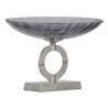 Centerpiece Grey Silver 33 x 33 x 24 cm