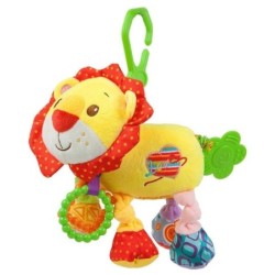 Activity Soft Toy with Vibration Nenikos 112207 Polyester Multicolour animals