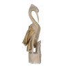 Decorative Figure White Natural Heron 20 x 10 x 62 cm