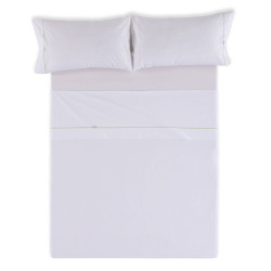 Bedding set Alexandra House Living White Super king 4 Pieces