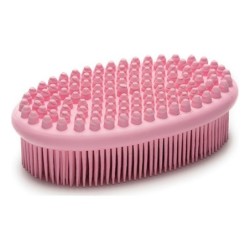 Body Sponge Eurostil BAÑO GOMA Large Pink Rubber