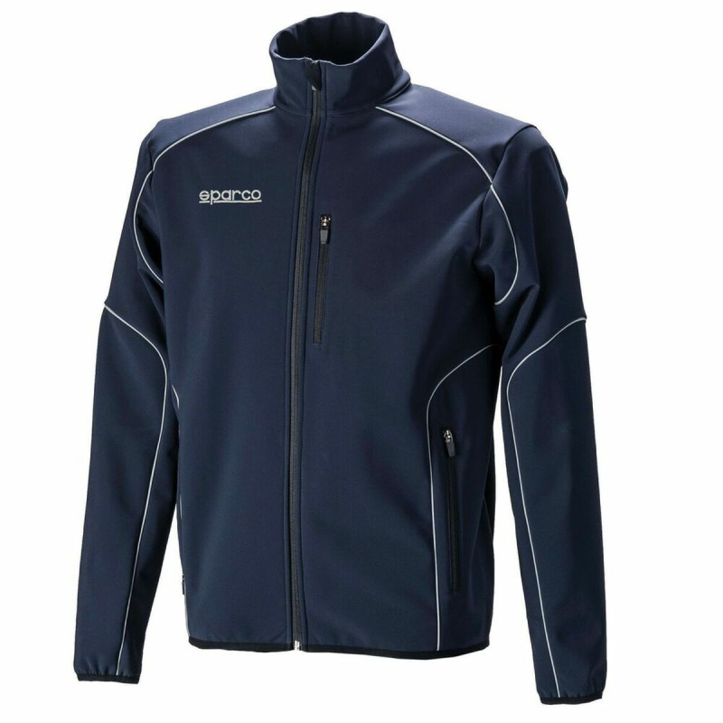 Windcheater Jacket Sparco S02404BM3L Navy Blue