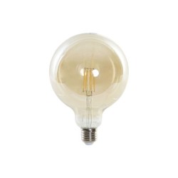 LED lamp DKD Home Decor E27 A++ 4 W 450 lm Amber 12,5 x 12,5 x 18 cm