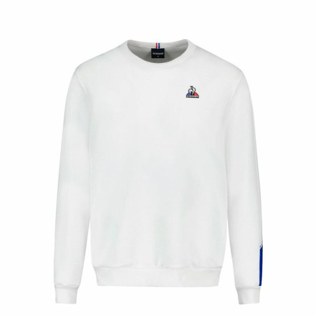 Unisex Sweatshirt without Hood Le coq sportif Tri Crew N°1 New Optical White