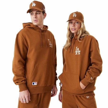 Unisex Hoodie New Era League Essentials LA Dodgers Ocre