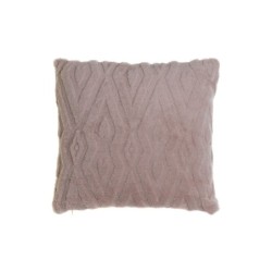 Cushion DKD Home Decor Pink Rhombus 45 x 15 x 45 cm