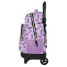 School Rucksack with Wheels Monster High Best boos Lilac 33 X 45 X 22 cm