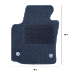 Car Floor Mat OCC Motorsport OCCST0015 Black