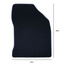 Car Floor Mat OCC Motorsport OCCTY0002 Black