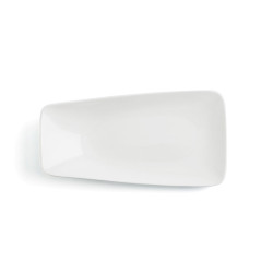 Flat plate Ariane Vital Rectangular Ceramic White (29 x 15,5 cm) (6 Units)