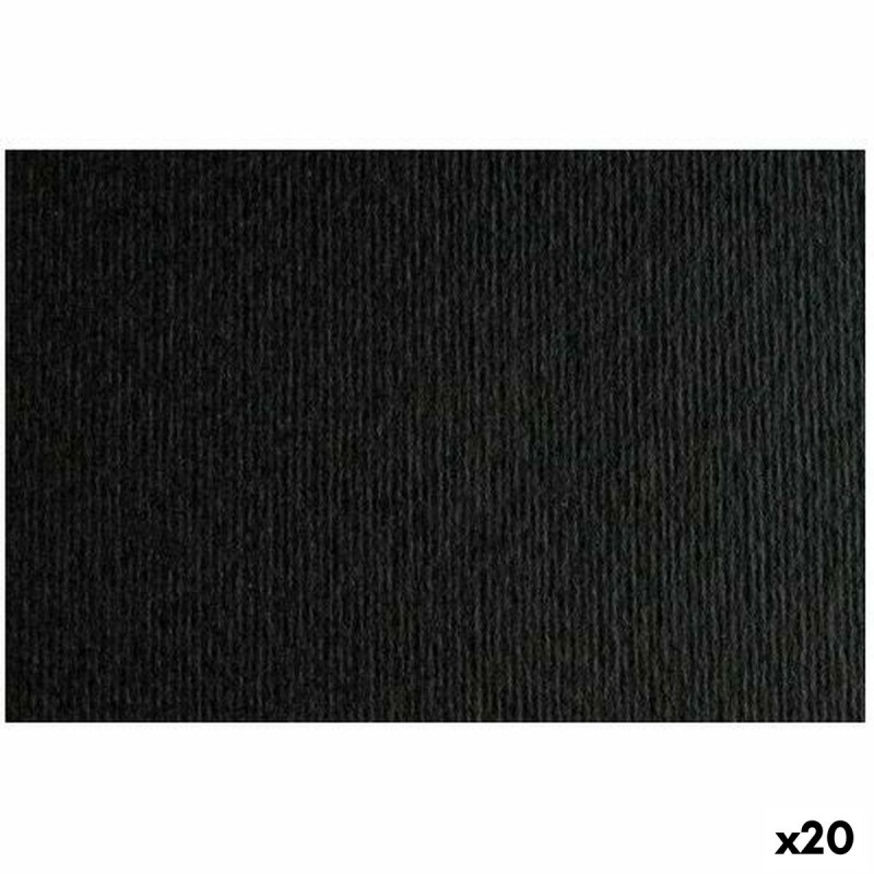 Cards Sadipal LR 200 Texturised Black 50 x 70 cm (20 Units)