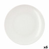 Deep Plate Ariane Coupe Ripple Ceramic White (20 cm) (6 Units)