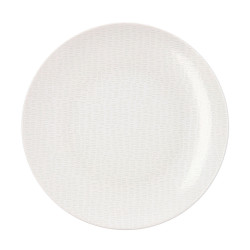 Deep Plate Ariane Coupe Ripple Ceramic White (20 cm) (6 Units)