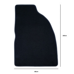 Car Floor Mat OCC Motorsport OCCFD0018 Black