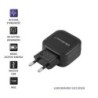 Wall Charger Qoltec 50186 Black 17 W