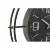 Wall Clock DKD Home Decor Black Crystal Iron 64 x 9 x 73 cm