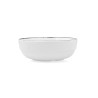 Bowl Quid Select Filo White Black Plastic 16,6 x 5,8 cm (12 Units)