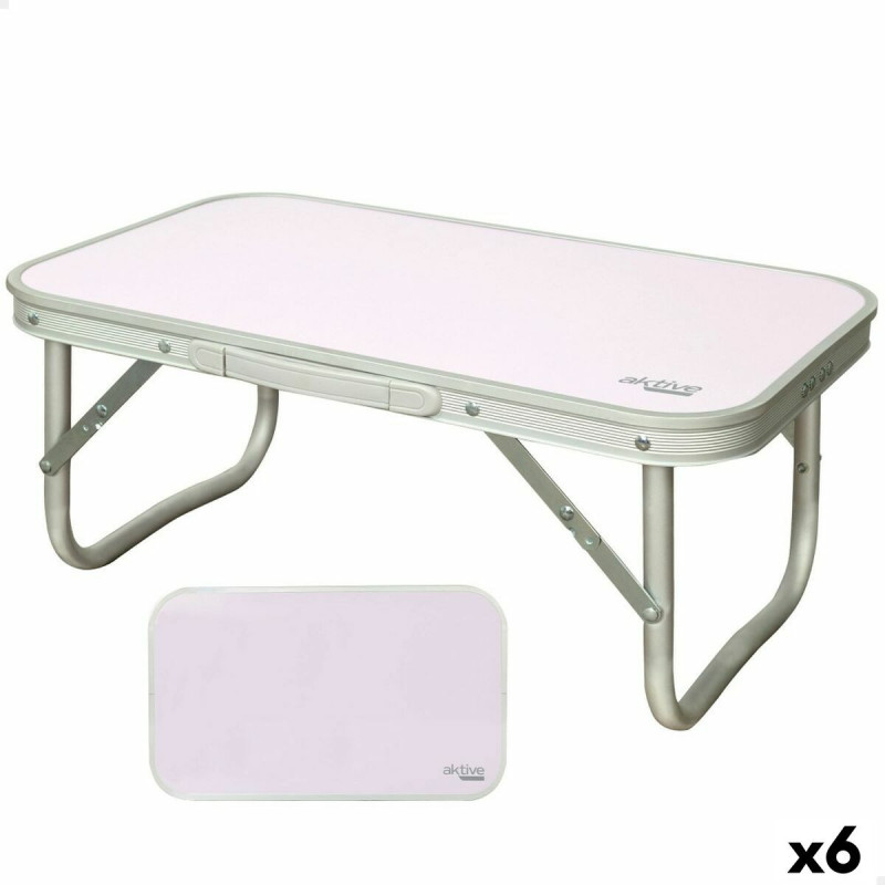 Folding Table Aktive Light mauve 56 x 24 x 34 cm (6 Units)