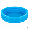 Inflatable Paddling Pool for Children Intex Blue Rings 156 L 114 x 25 cm (12 Units)