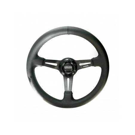 Racing Steering Wheel OCC Motorsport OCCVOL016 Black Leather Ø 35 cm