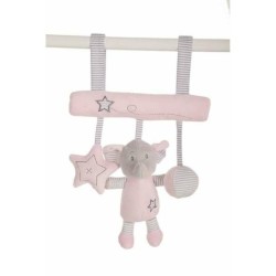 Door Hanger Fluffy toy Elephant Pink 25cm